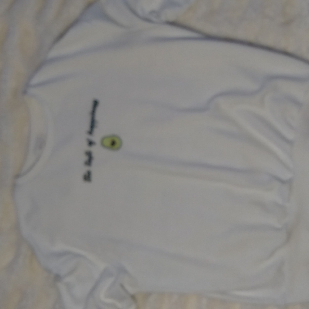 White Avacado Long Sleeve Shirt